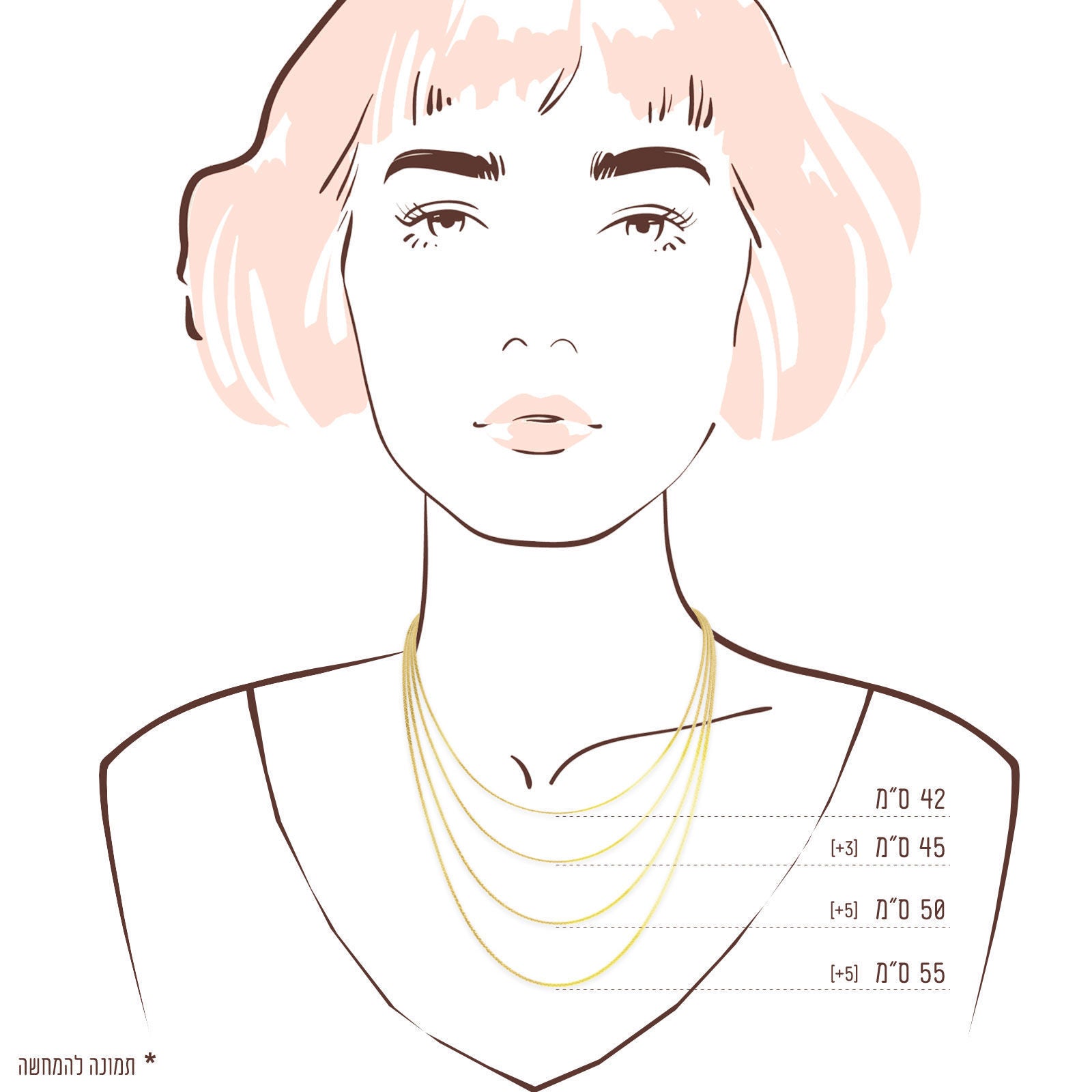 שרשרת רולו זהב לבן 14 קראט, 2.2 מ"מ עובי, 55 ס"מ אורך שרשרת רולו זהב לבן 14 קראט, 2.2 מ"מ עובי, 55 ס"מ אורך