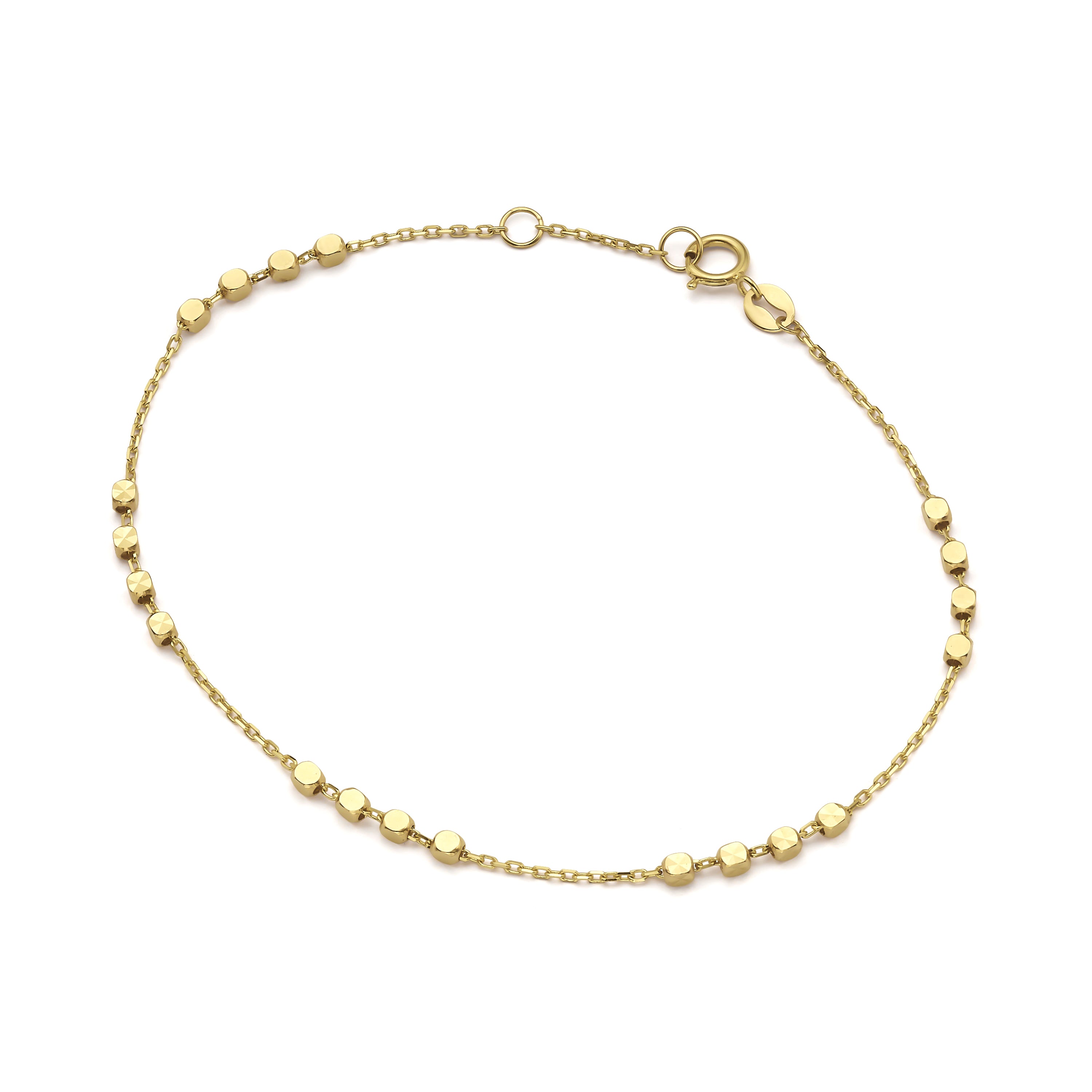 צמיד לאישה מזהב צהוב 14 קראט - מיקיילה צמיד לאישה מזהב צהוב 14 קראט - מיקיילה