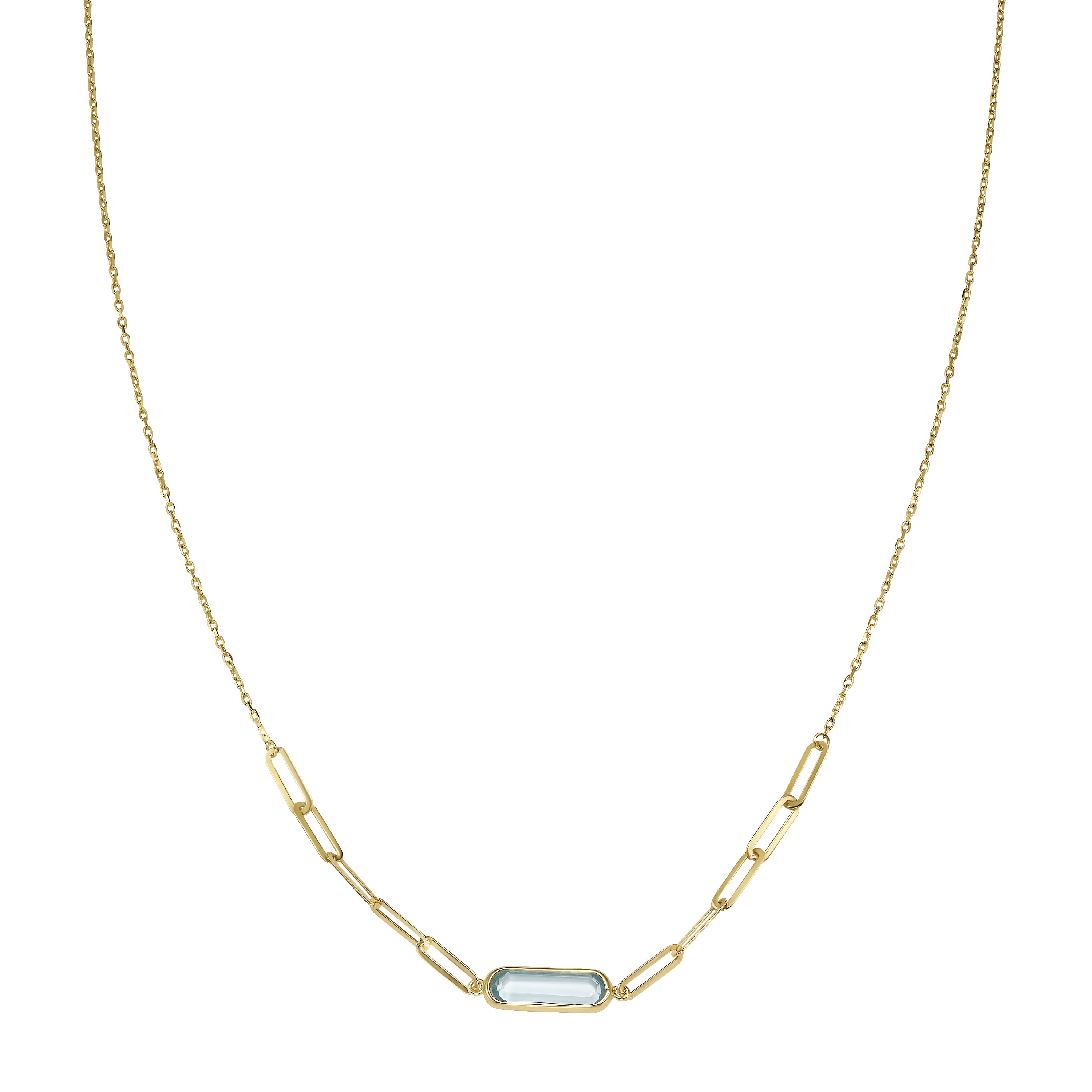 תליון ושרשרת מזהב צהוב 14 קראט - בלייר תליון ושרשרת מזהב צהוב 14 קראט - בלייר