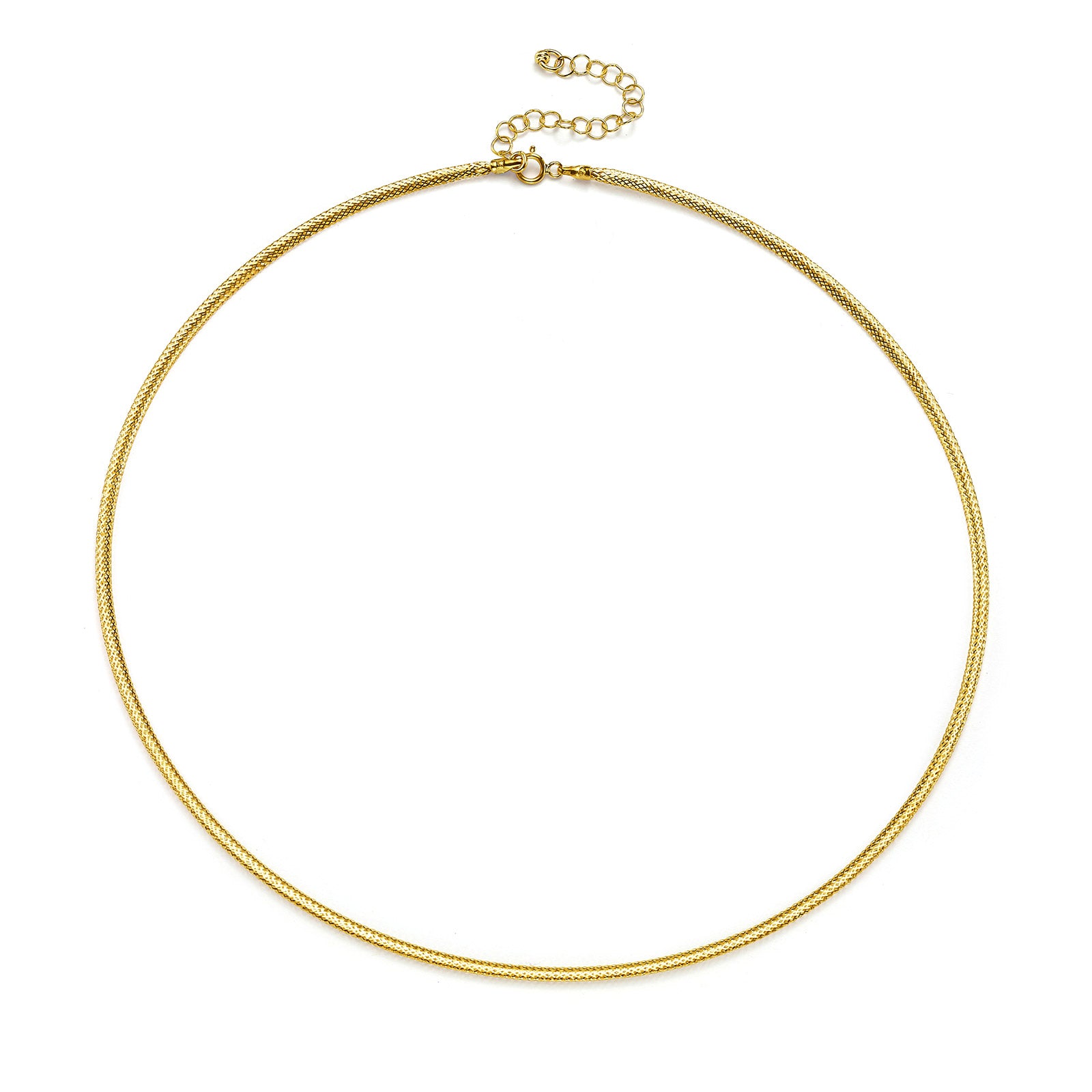 שרשרת קולר לאישה מזהב צהוב 14 קראט - ליליאן שרשרת קולר לאישה מזהב צהוב 14 קראט - ליליאן