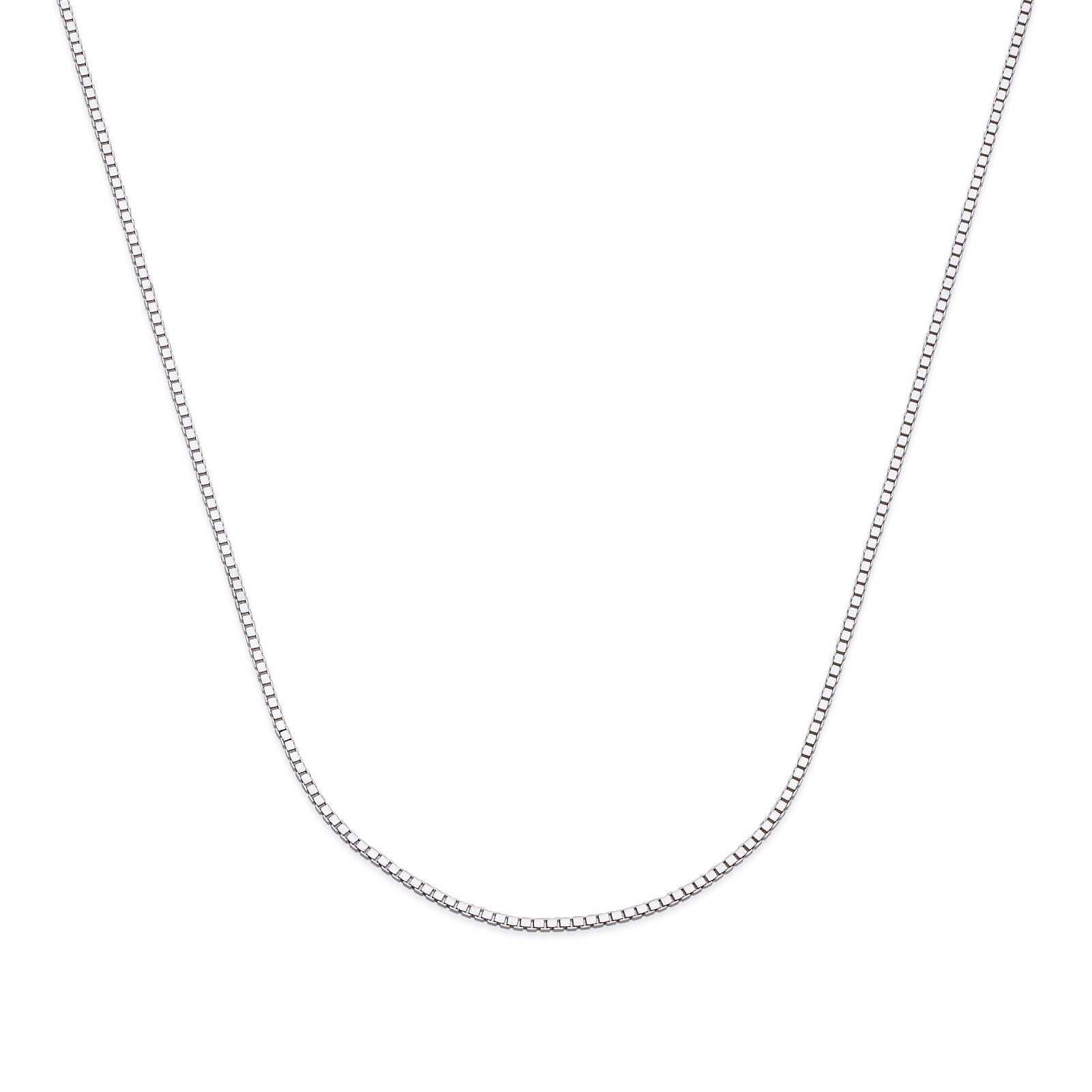 שרשרת ונציה זהב לבן 14 קראט, 0.53 מ"מ עובי שרשרת ונציה זהב לבן 14 קראט, 0.53 מ"מ עובי