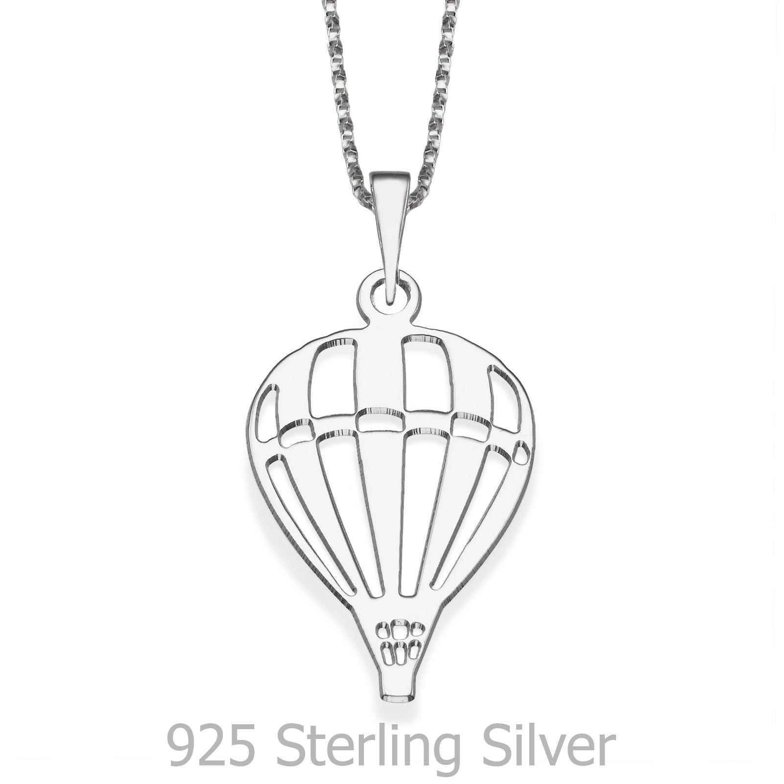 תליון ושרשרת מכסף אמיתי 925  - כדור פורח תליון ושרשרת מכסף אמיתי 925  - כדור פורח