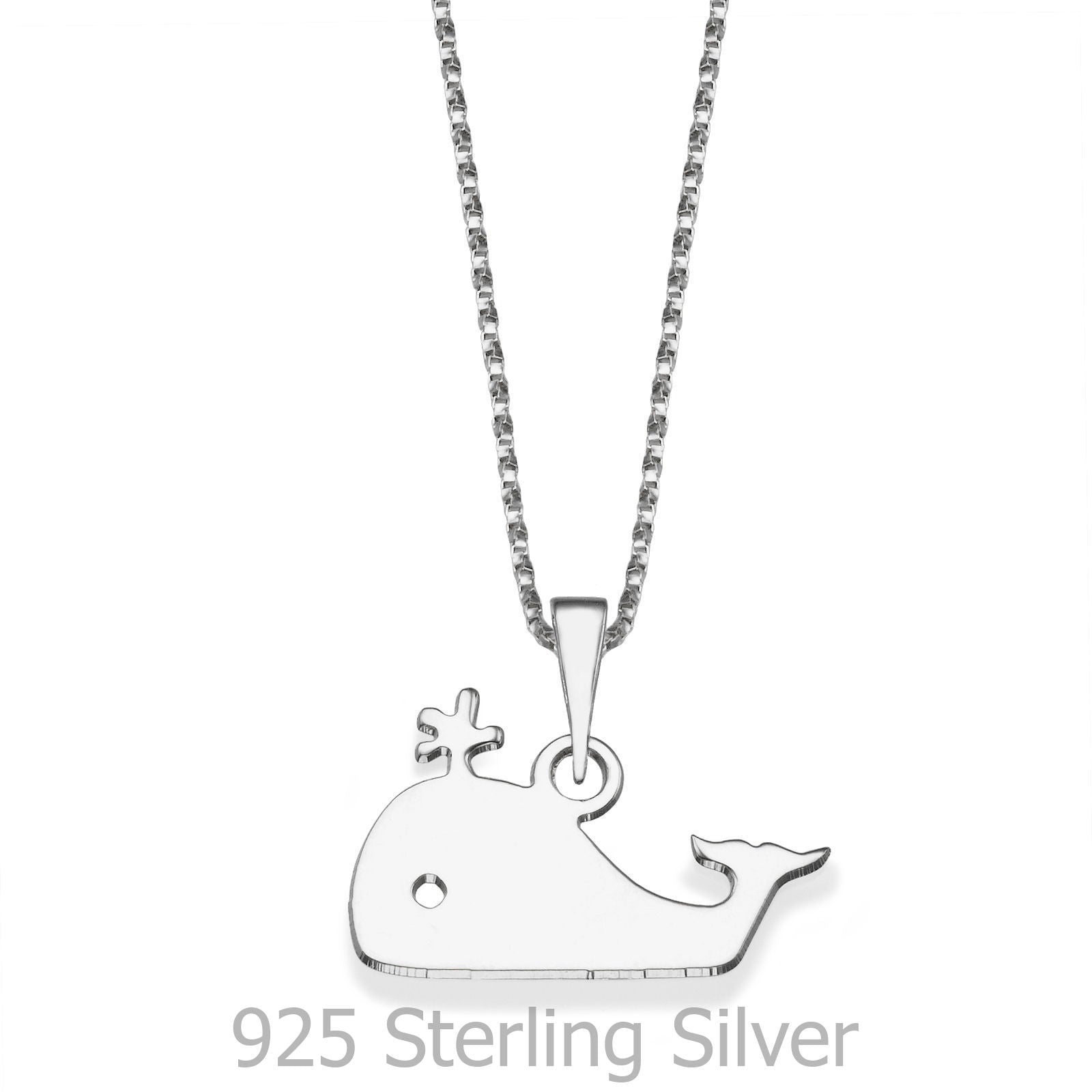 תליון ושרשרת מכסף אמיתי 925  - דג הזהב תליון ושרשרת מכסף אמיתי 925  - דג הזהב