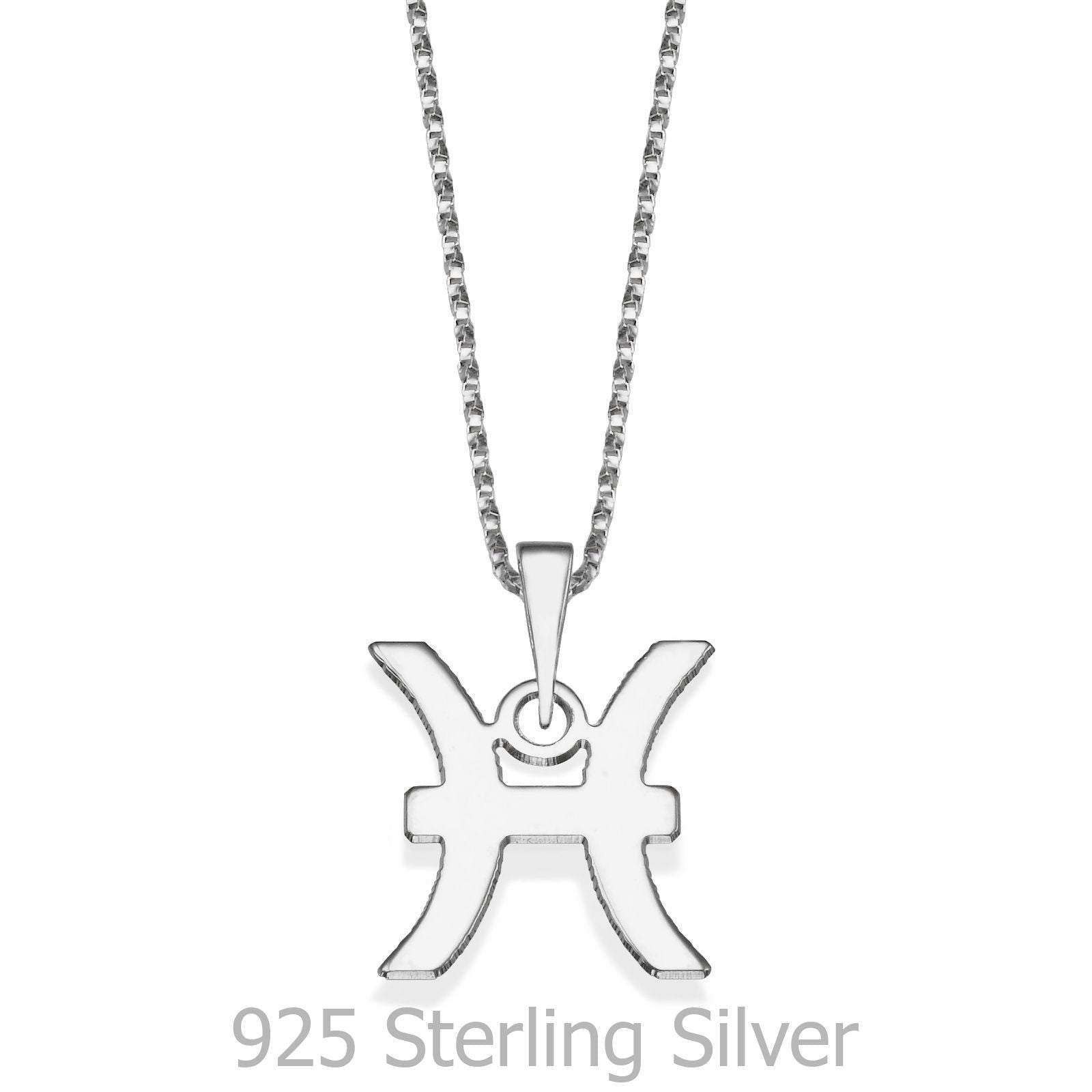 תליון ושרשרת מכסף אמיתי 925  - דגים תליון ושרשרת מכסף אמיתי 925  - דגים