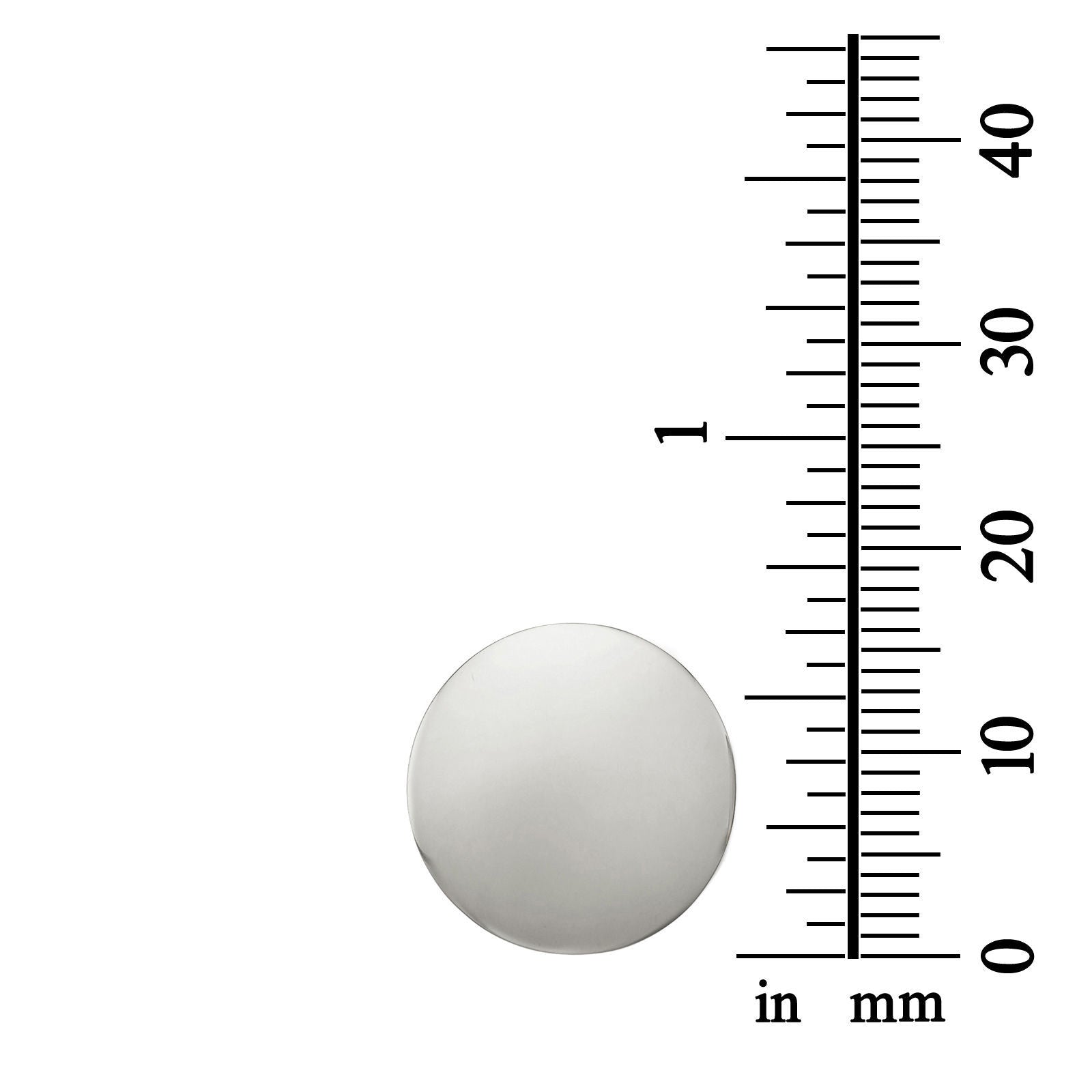 עגילי חישוק מזהב לבן 14 קראט - סיכה עגילי חישוק מזהב לבן 14 קראט - סיכה