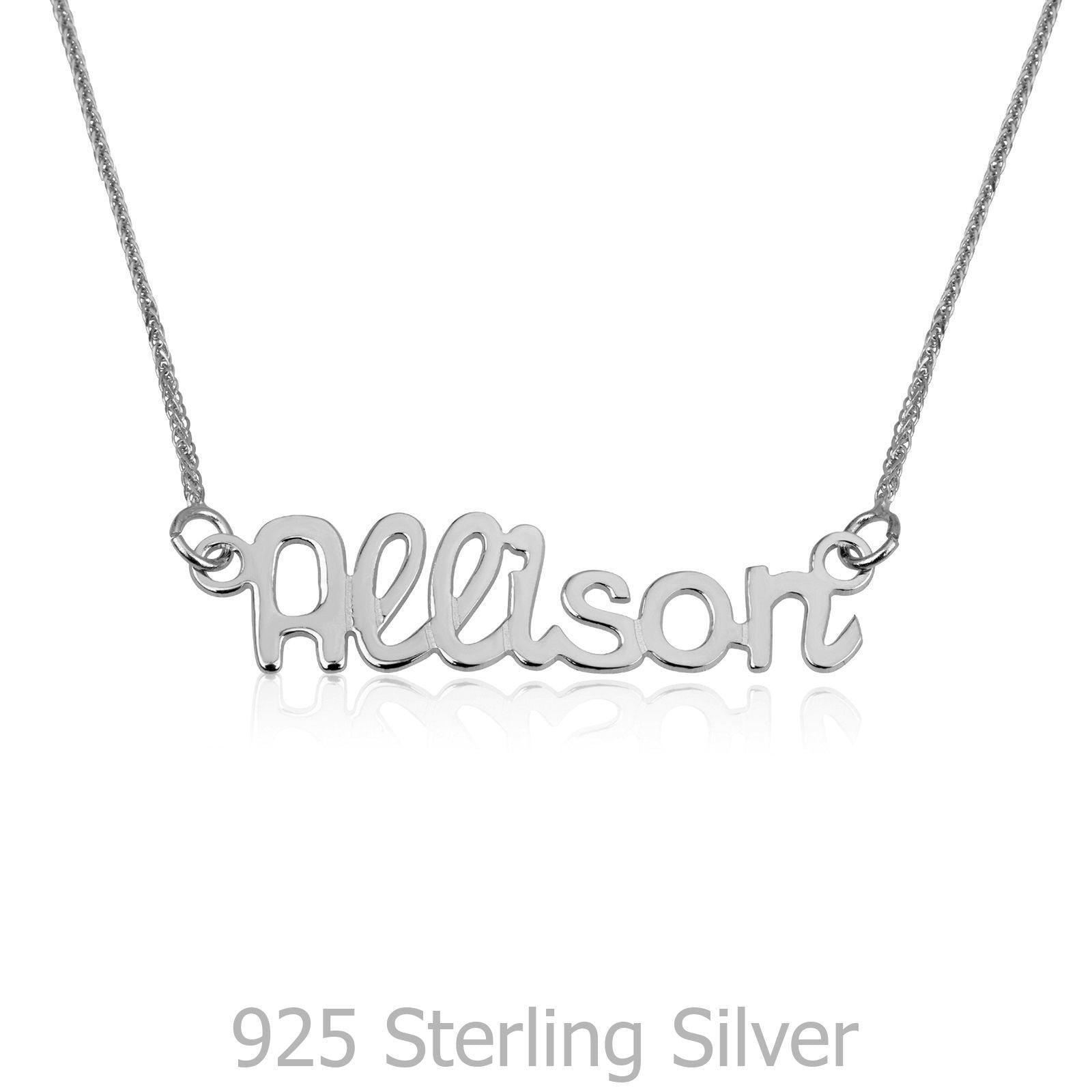 שרשרת שם "מרגרט" אנגלית מכסף אמיתי 925 - קטן שרשרת שם "מרגרט" אנגלית מכסף אמיתי 925 - קטן