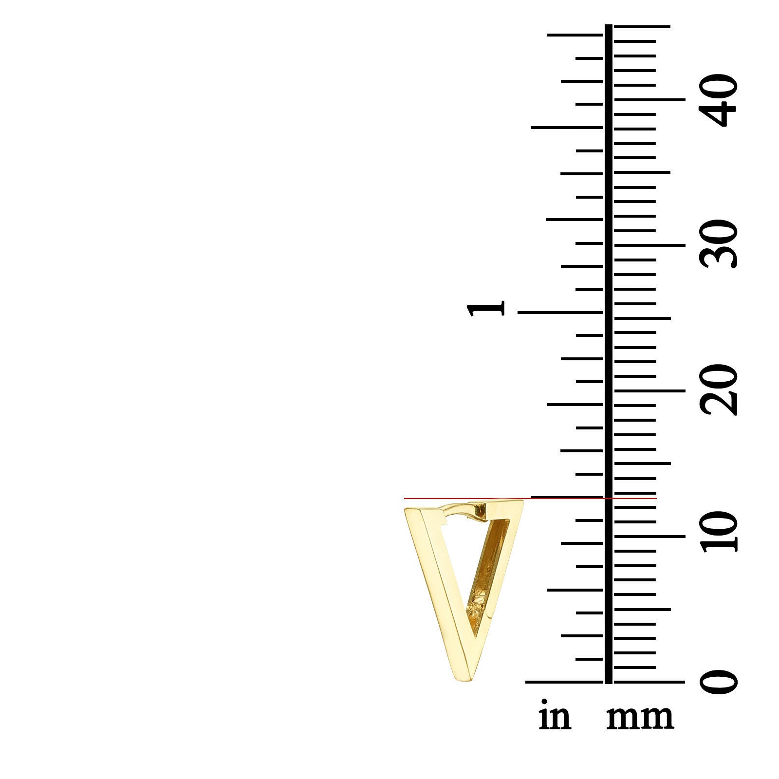עגילים תלויים מזהב צהוב 14 קראט - משולש הזהב עגילים תלויים מזהב צהוב 14 קראט - משולש הזהב