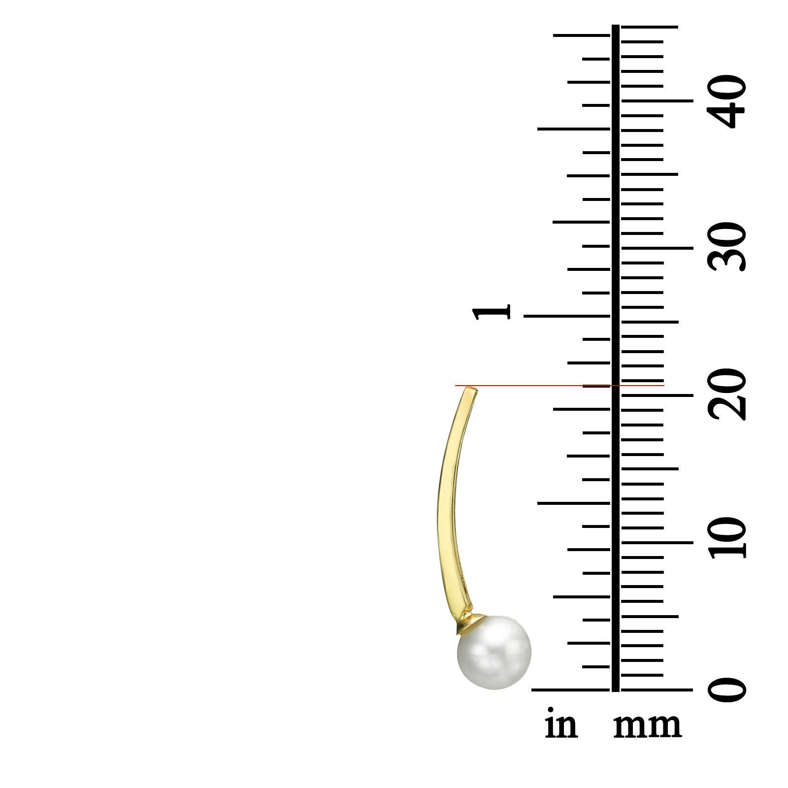 עגילים מטפסים מזהב צהוב 14 קראט - ארידנוס עגילים מטפסים מזהב צהוב 14 קראט - ארידנוס