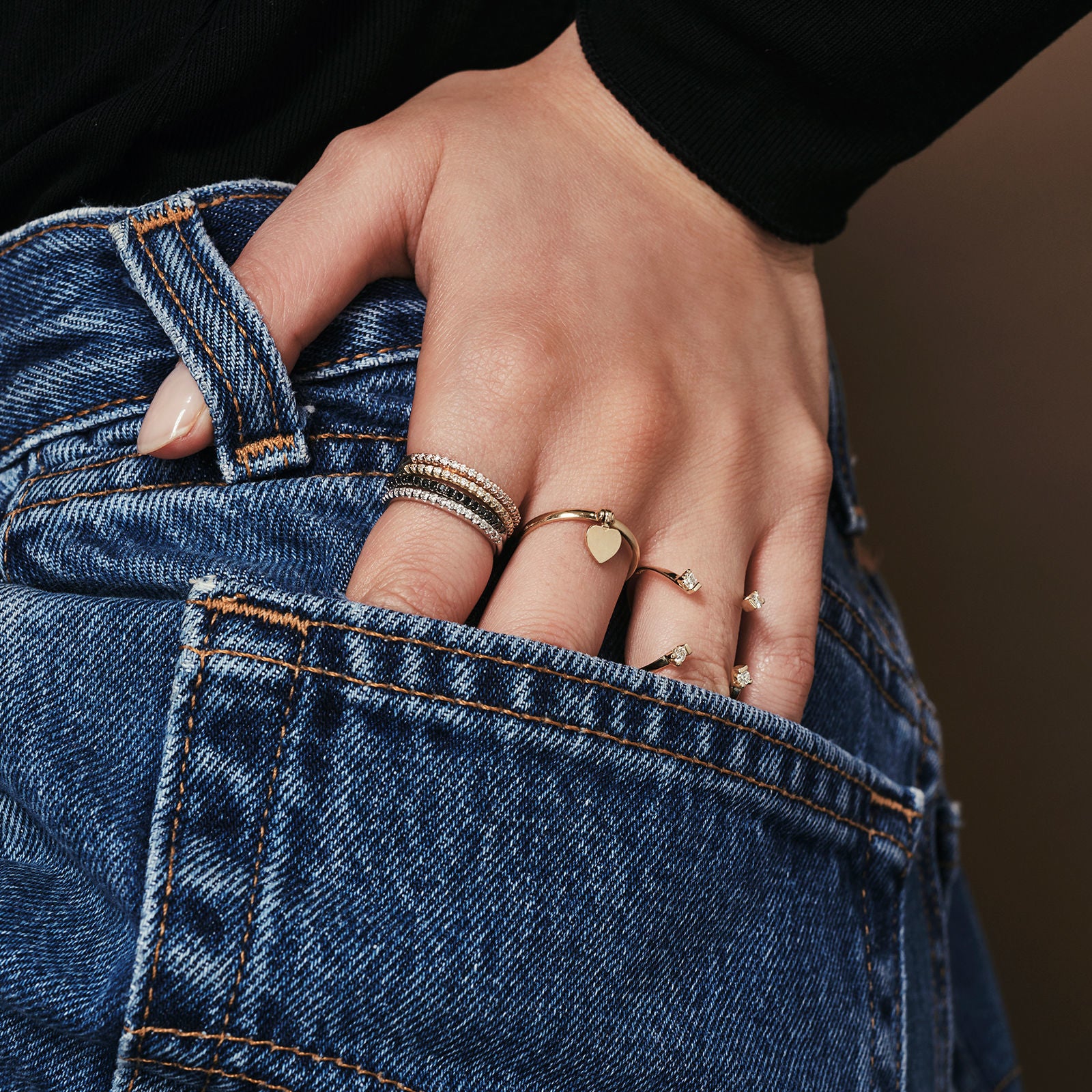 טבעת יהלום מזהב ורוד 14 קראט - נסיכת קיץ טבעת יהלום מזהב ורוד 14 קראט - נסיכת קיץ