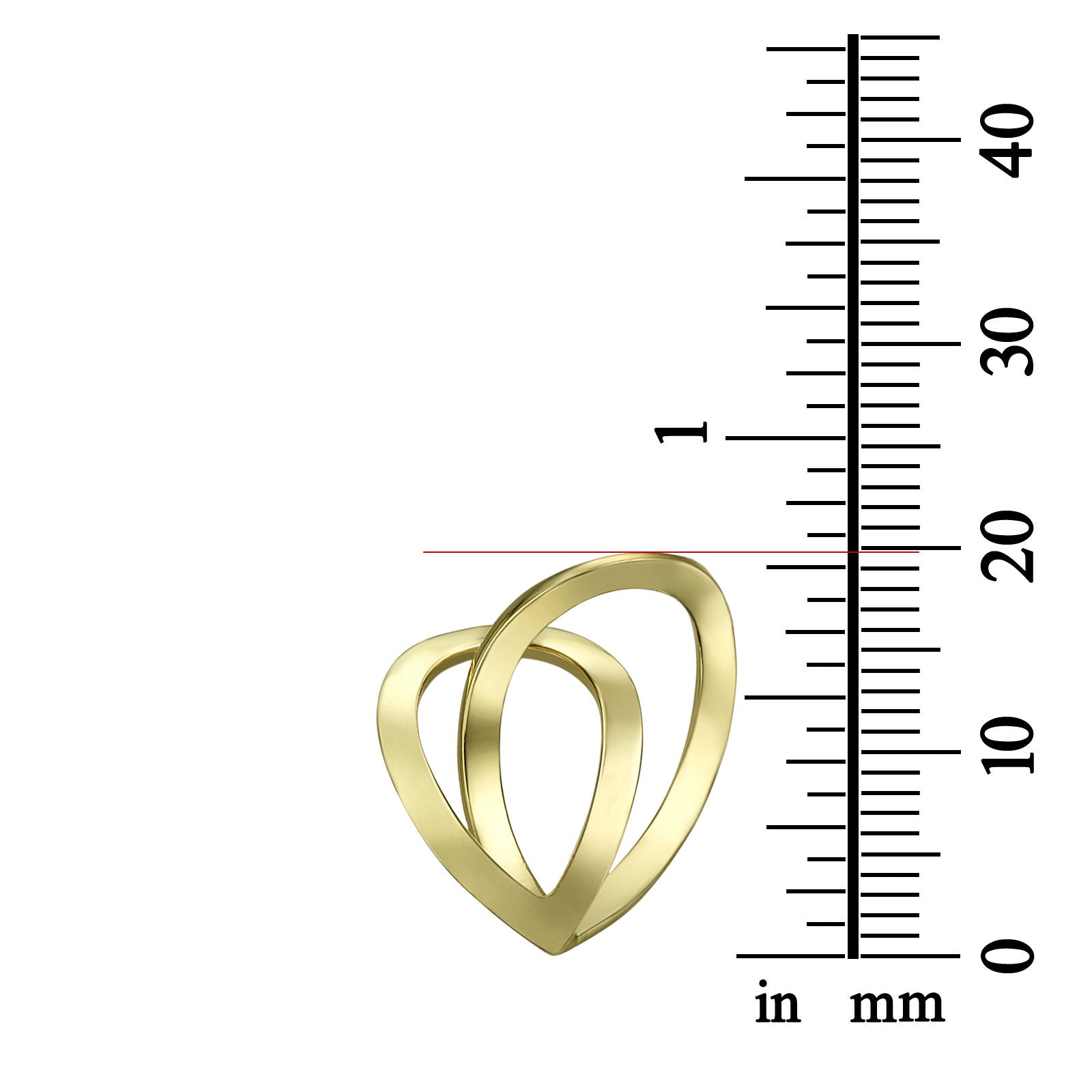תליון ושרשרת מזהב לבן 14 קראט - לב טיפה תליון ושרשרת מזהב לבן 14 קראט - לב טיפה