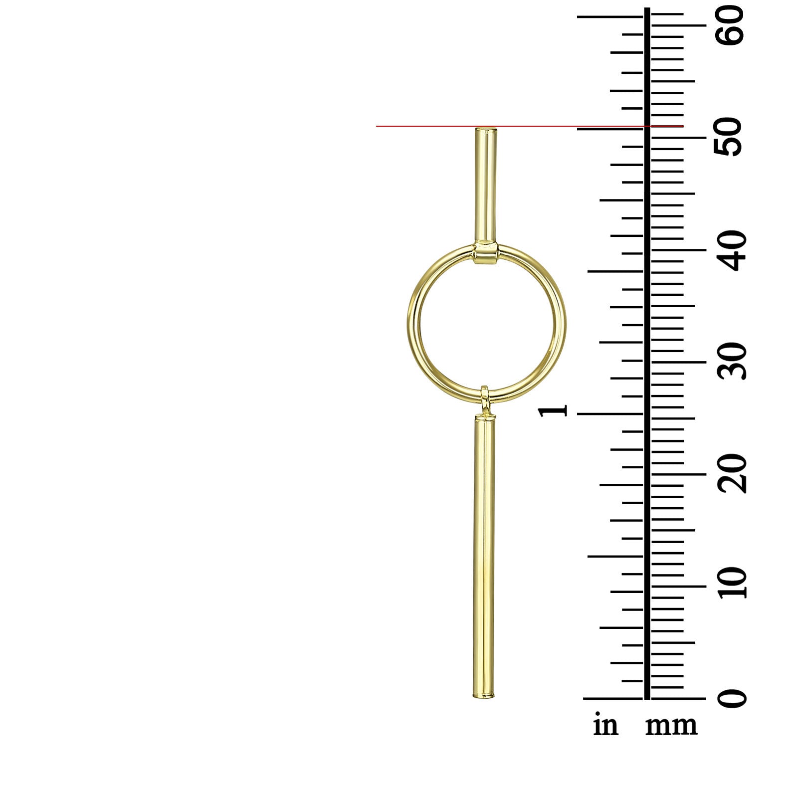 עגילים תלויים מזהב צהוב 14 קראט - טוקיו עגילים תלויים מזהב צהוב 14 קראט - טוקיו