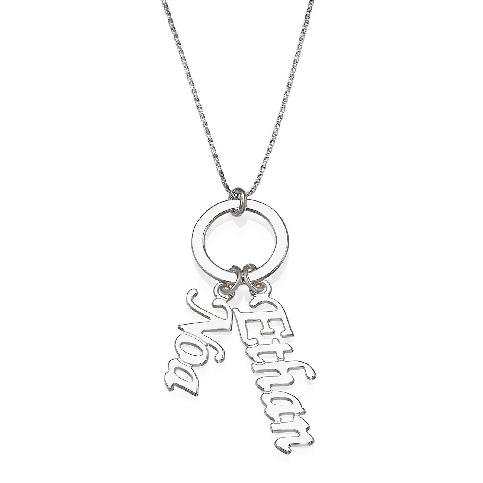 תליון מכסף אמיתי 925 - מעגל החיים עם שם תליון מכסף אמיתי 925 - מעגל החיים עם שם