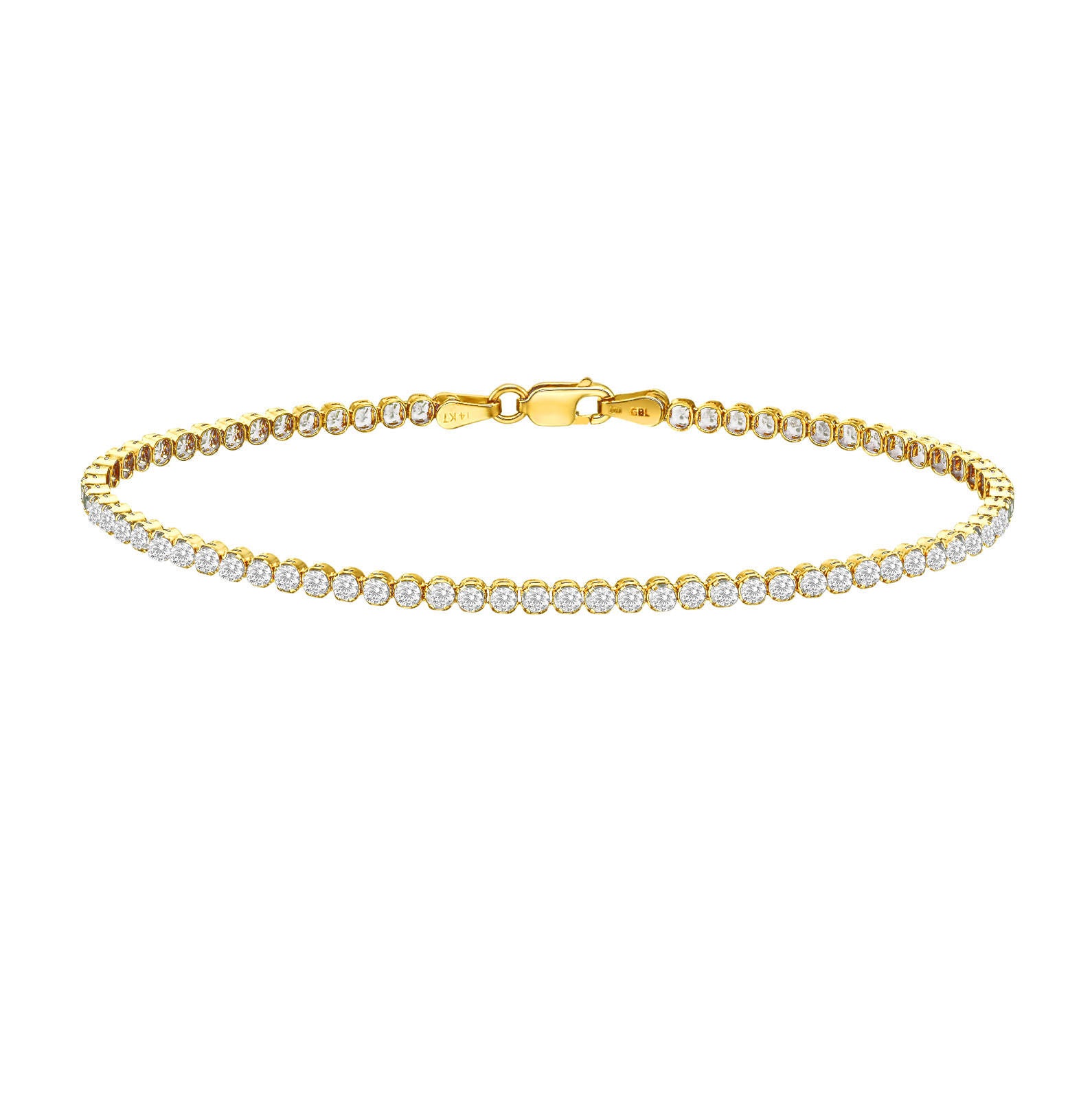 צמיד לאישה מזהב צהוב 14 קראט - דנוור צמיד לאישה מזהב צהוב 14 קראט - דנוור