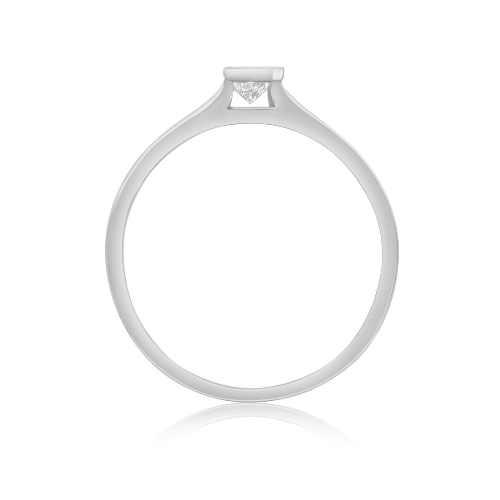 טבעת יהלומים מזהב לבן 14 קראט - קאיה טבעת יהלומים מזהב לבן 14 קראט - קאיה