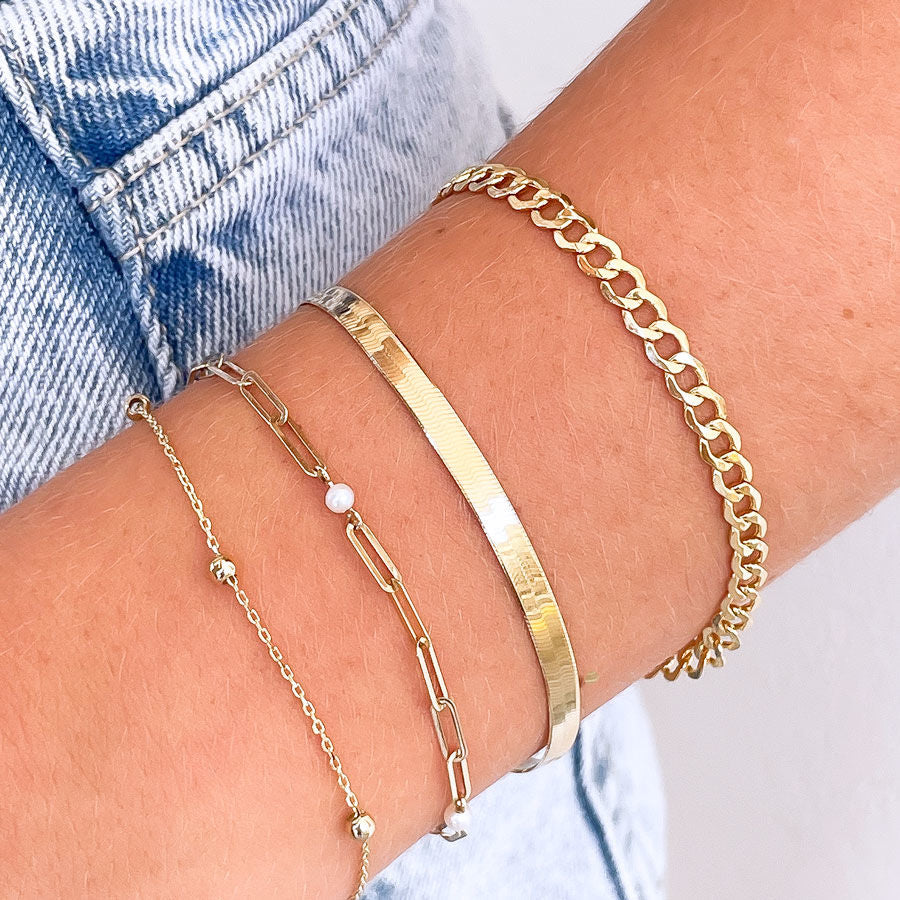 צמיד לאישה מזהב צהוב 14 קראט - מרבד הקסמים צמיד לאישה מזהב צהוב 14 קראט - מרבד הקסמים