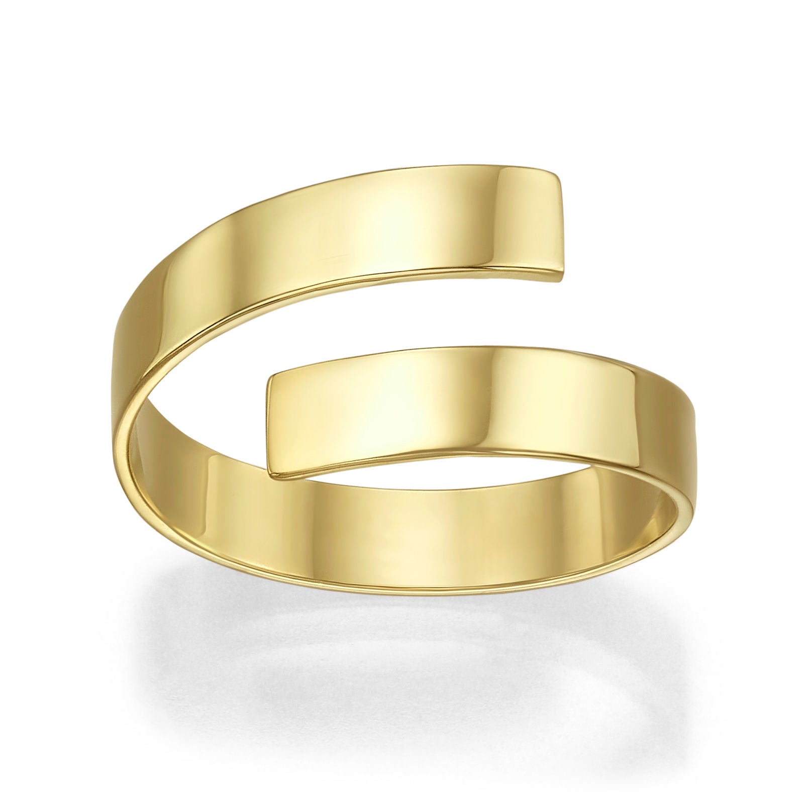 טבעת לנשים מזהב צהוב 14 קראט - מולאן טבעת לנשים מזהב צהוב 14 קראט - מולאן