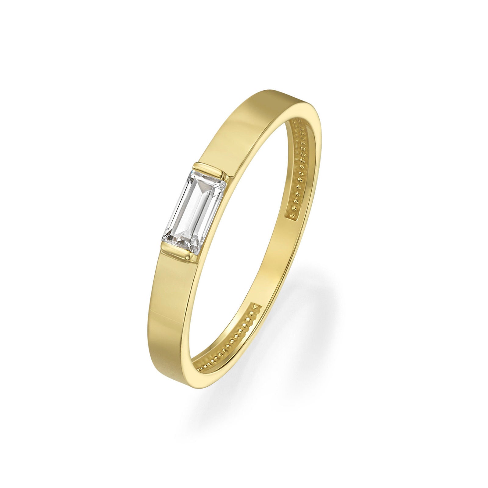 טבעת לנשים מזהב צהוב 14 קראט - נואל טבעת לנשים מזהב צהוב 14 קראט - נואל