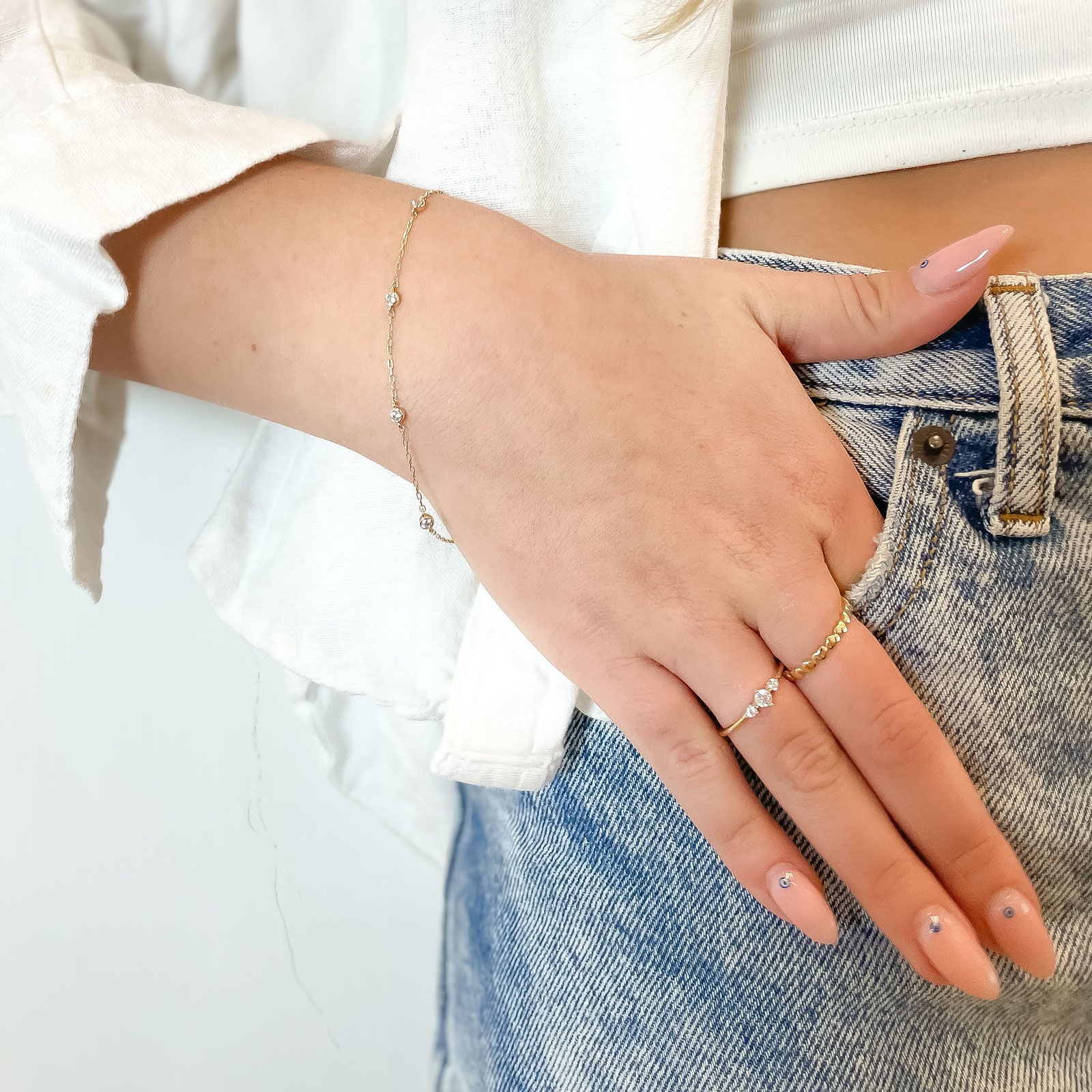 טבעת לנשים מזהב צהוב 14 קראט - לבבות מירבל טבעת לנשים מזהב צהוב 14 קראט - לבבות מירבל