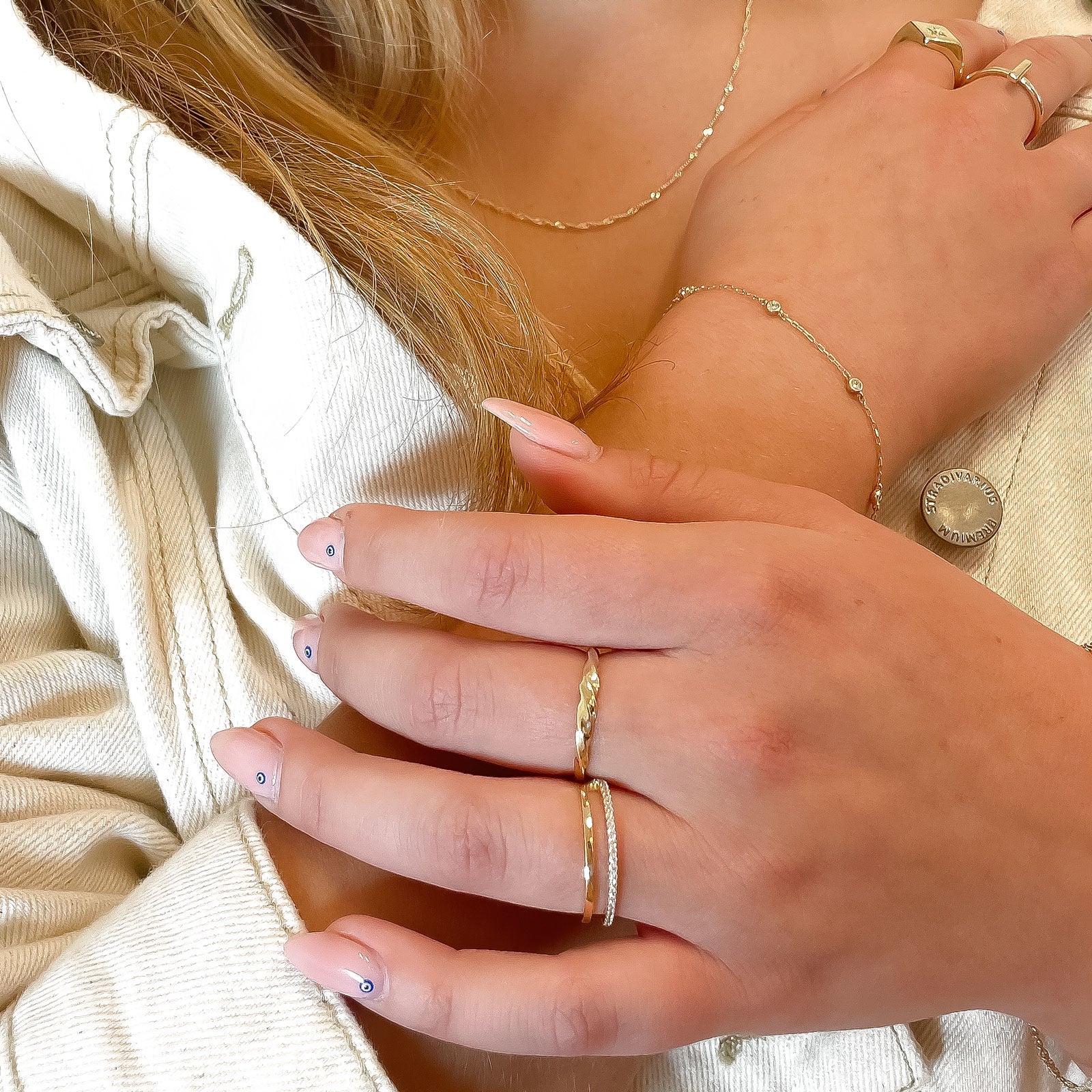 טבעת לנשים מזהב צהוב 14 קראט - קמילה טבעת לנשים מזהב צהוב 14 קראט - קמילה