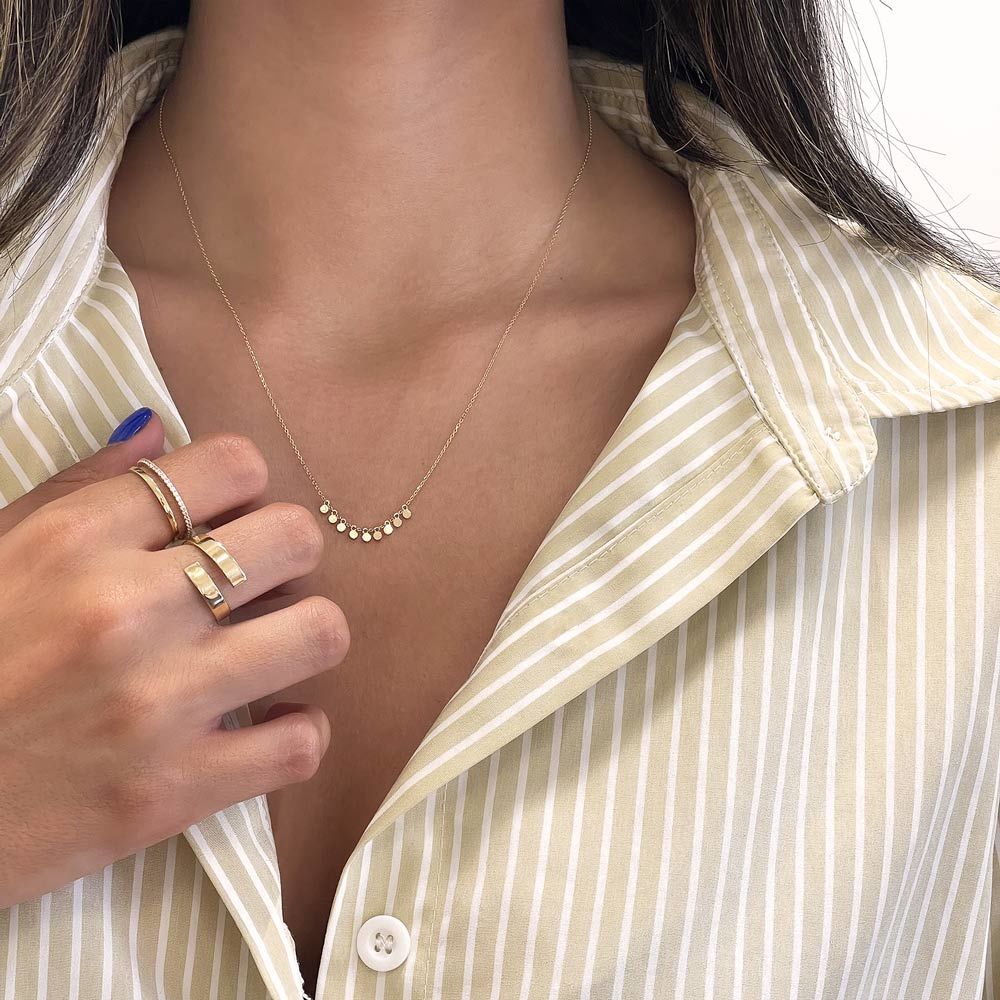 תליון ושרשרת מזהב צהוב 14 קראט - מדליוני הזהב תליון ושרשרת מזהב צהוב 14 קראט - מדליוני הזהב