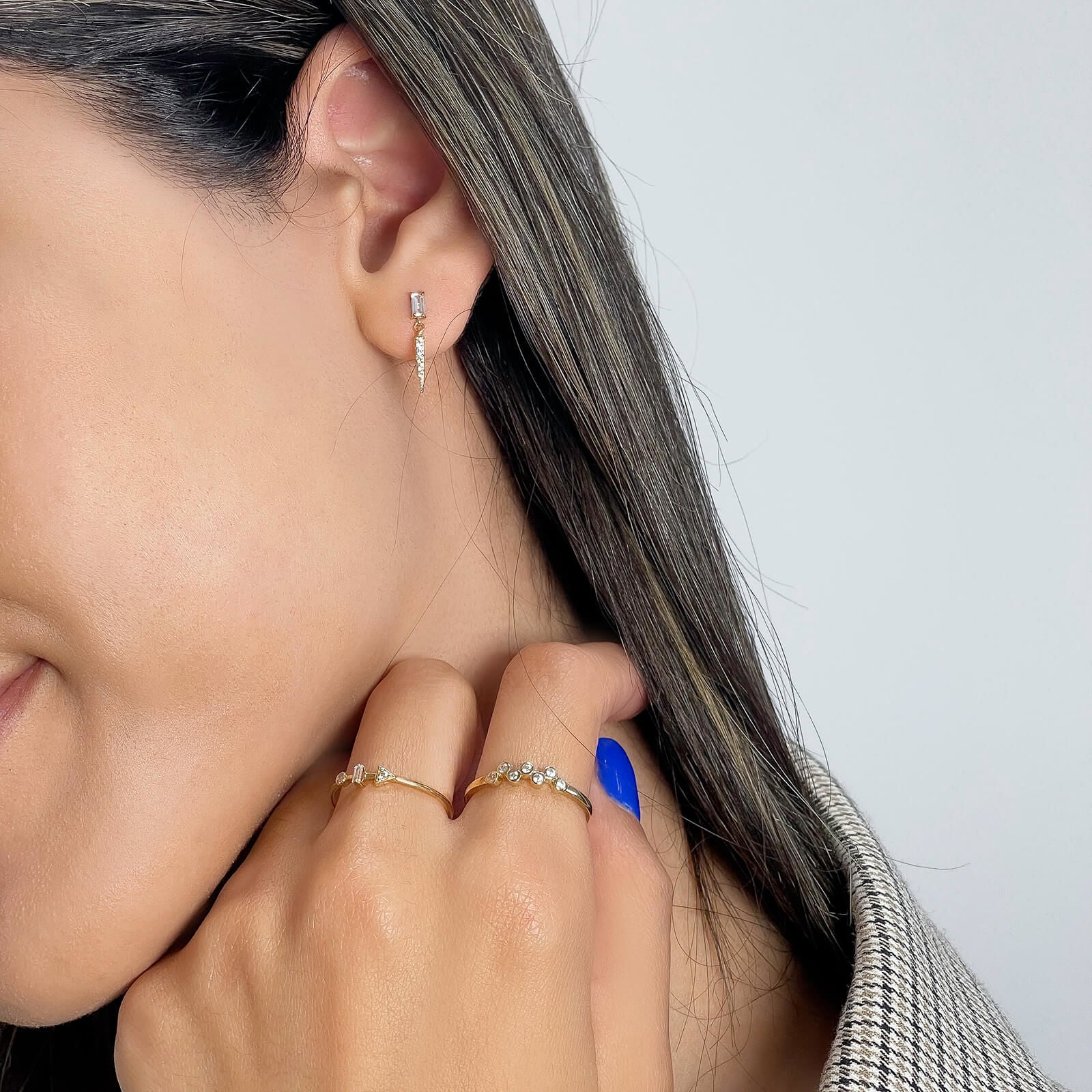 טבעת לנשים מזהב צהוב 14 קראט - נלה טבעת לנשים מזהב צהוב 14 קראט - נלה