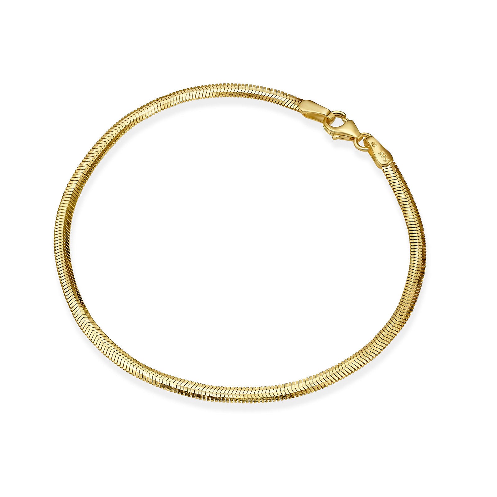 צמיד לאישה מזהב צהוב 14 קראט - נחש הקסמים צמיד לאישה מזהב צהוב 14 קראט - נחש הקסמים