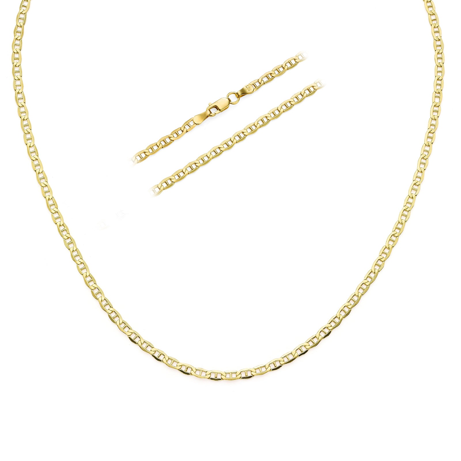 שרשרת לאישה מזהב צהוב 14 קראט - אירופה 50 ס"מ שרשרת לאישה מזהב צהוב 14 קראט - אירופה 50 ס"מ