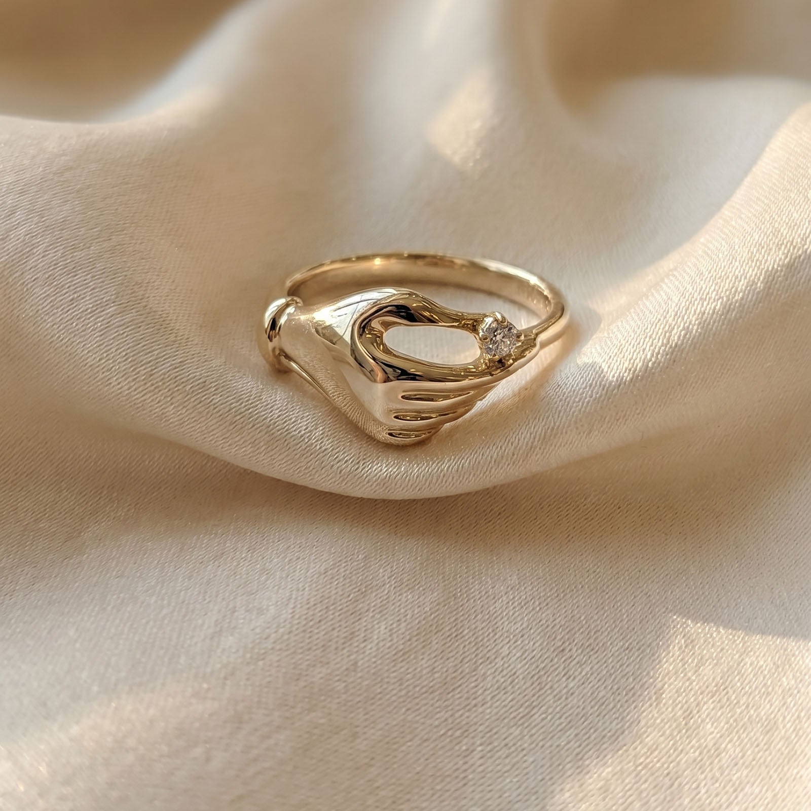 טבעת מזהב צהוב 14 קראט Old Gold - אוצר בידייך טבעת מזהב צהוב 14 קראט Old Gold - אוצר בידייך
