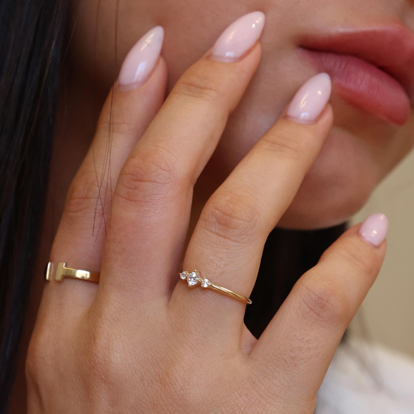 טבעת לנשים מזהב צהוב 14 קראט - מונרו טבעת לנשים מזהב צהוב 14 קראט - מונרו