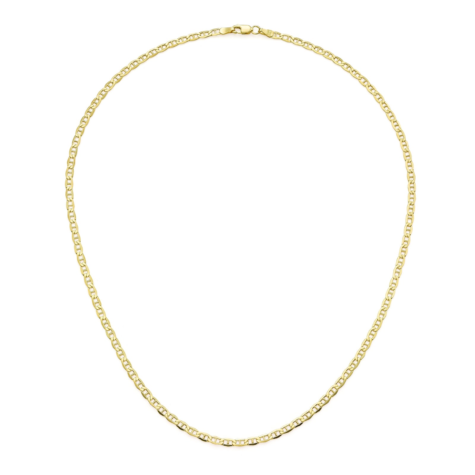 שרשרת לאישה מזהב צהוב 14 קראט - אירופה 50 ס"מ