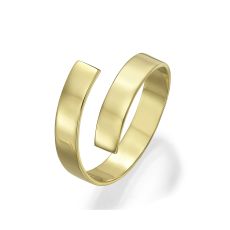 טבעת לנשים מזהב צהוב 14 קראט - מולאן