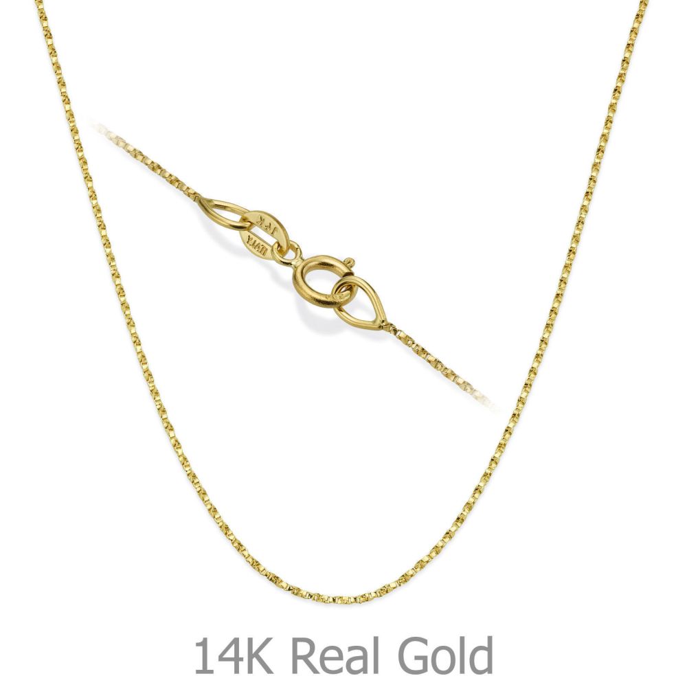 תכשיטי זהב לנשים | תליון ושרשרת מזהב צהוב 14 קראט - מעגלי החיים